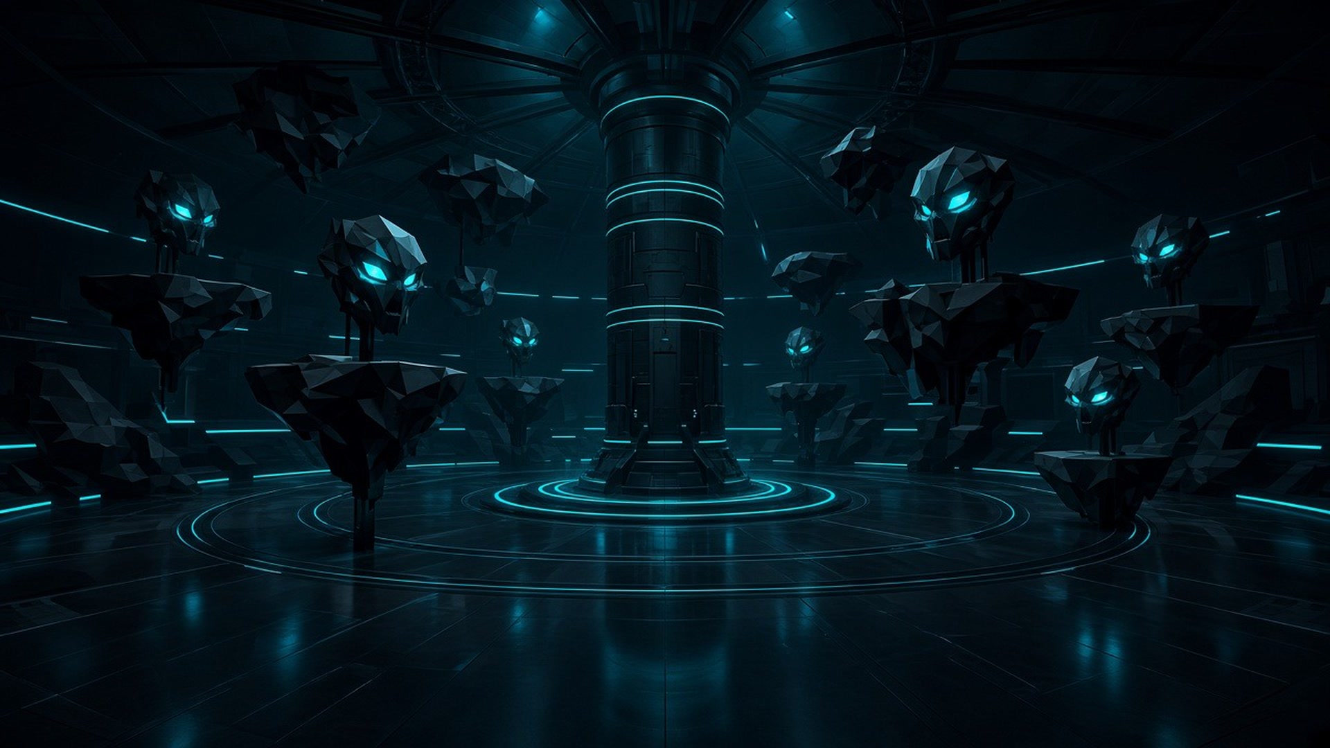 Faceted heads around the Orbit Core midfield